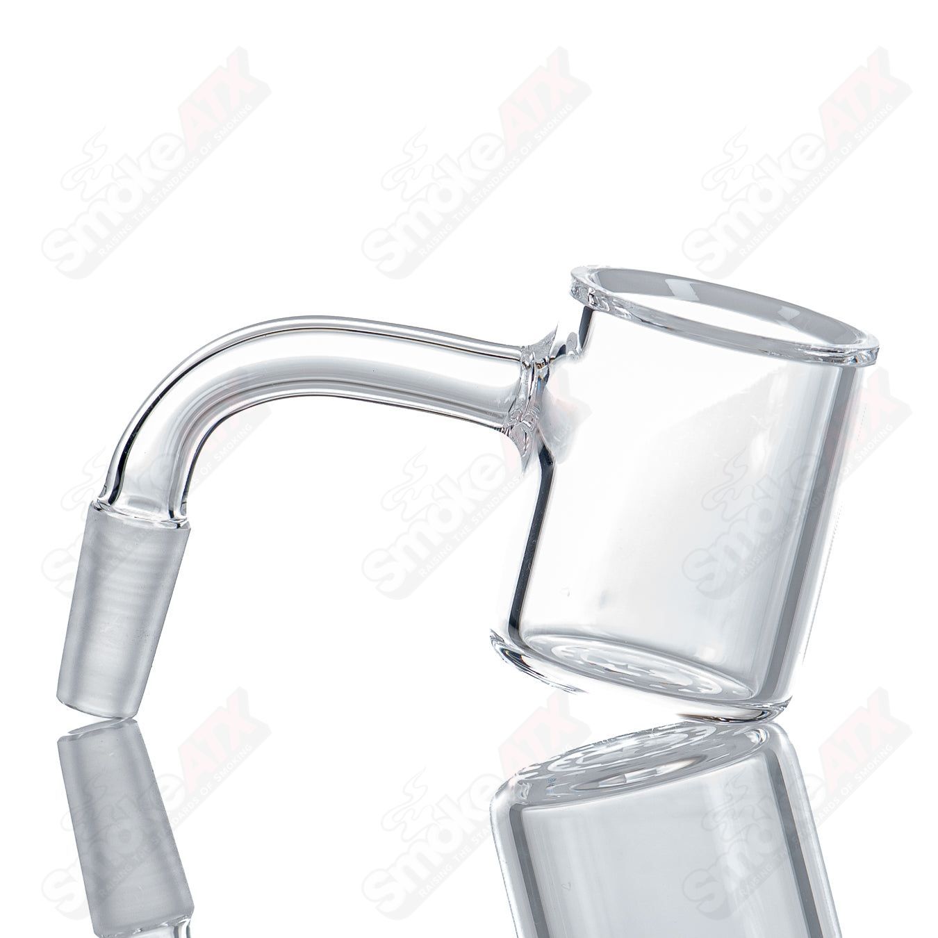 30mm 10/90 Quartz Round - Bottom Grail by Toro Glass - Smoke ATX