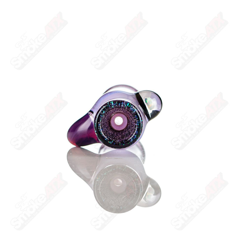Pink Slyme Chillum with Horn + Opal Accents Jeremy from Oregon - Smoke ATX