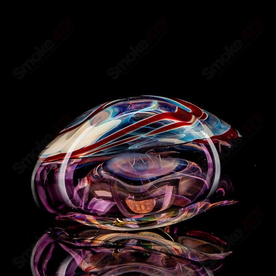 Dragon Eye Fumed Rig Set King Leo Glass - Smoke ATX