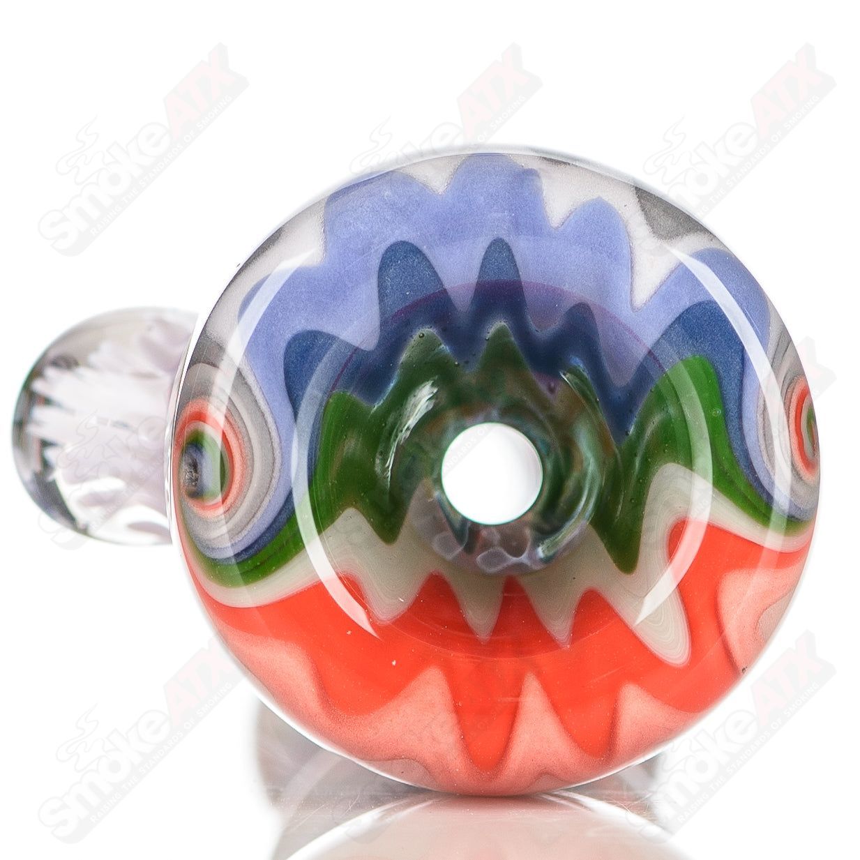 #19 Wig Wag Chillum Katy Wright Glass - Smoke ATX