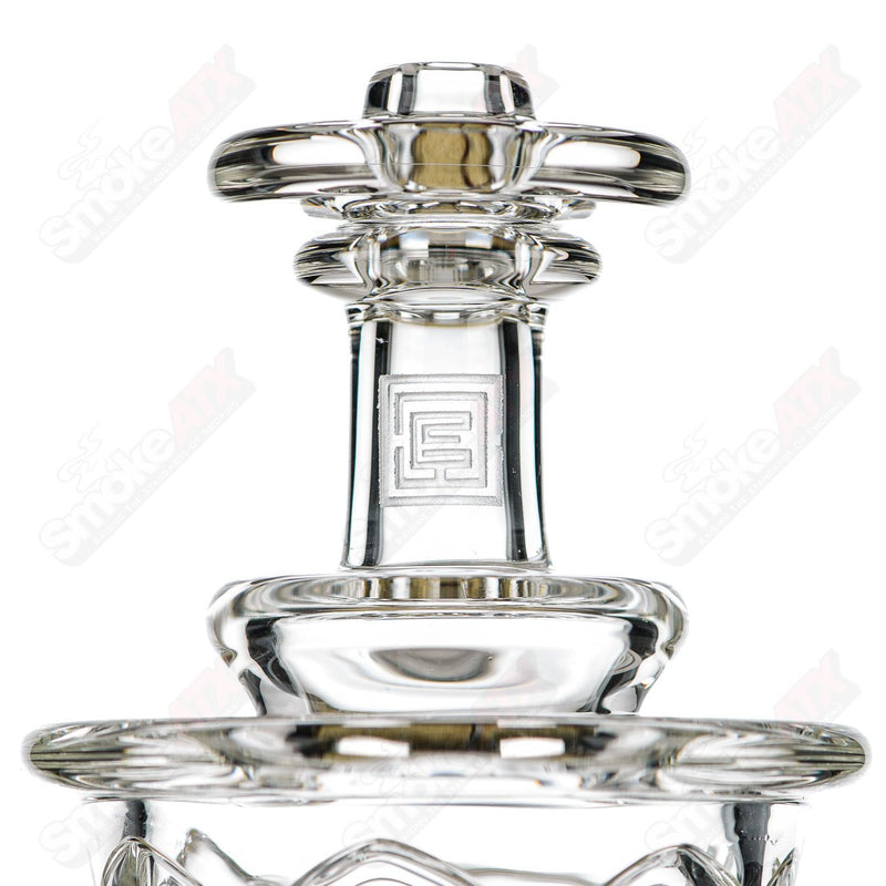 Clear Reverse Beaker Peak Pro Top Avant Garde Glass - Smoke ATX