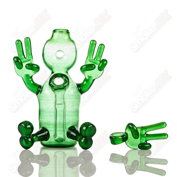 Green Sitter Tube w Pendant MJ Meltz - Smoke ATX