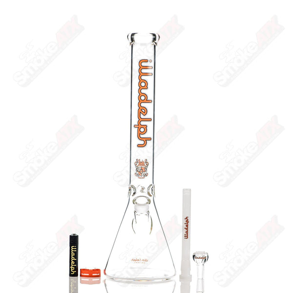 17" 5mm (Orange) Short Beaker Illadelph - Smoke ATX