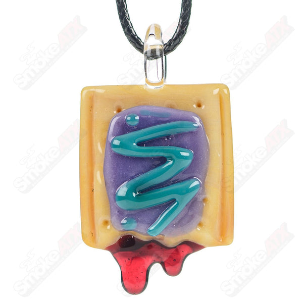 Purple/Teal Icing Pop Tart Pendant Renee Patula - Smoke ATX