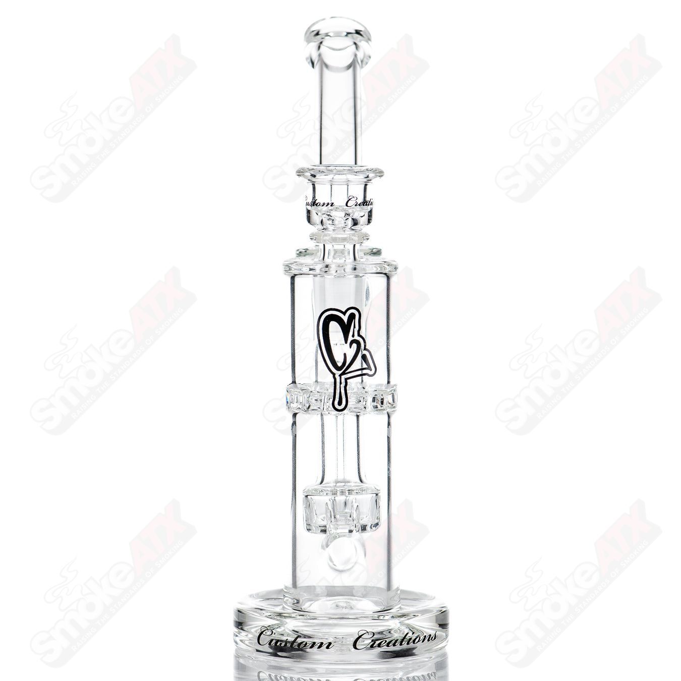 38MM Recycler circ to ratchet perc C2 - Smoke ATX
