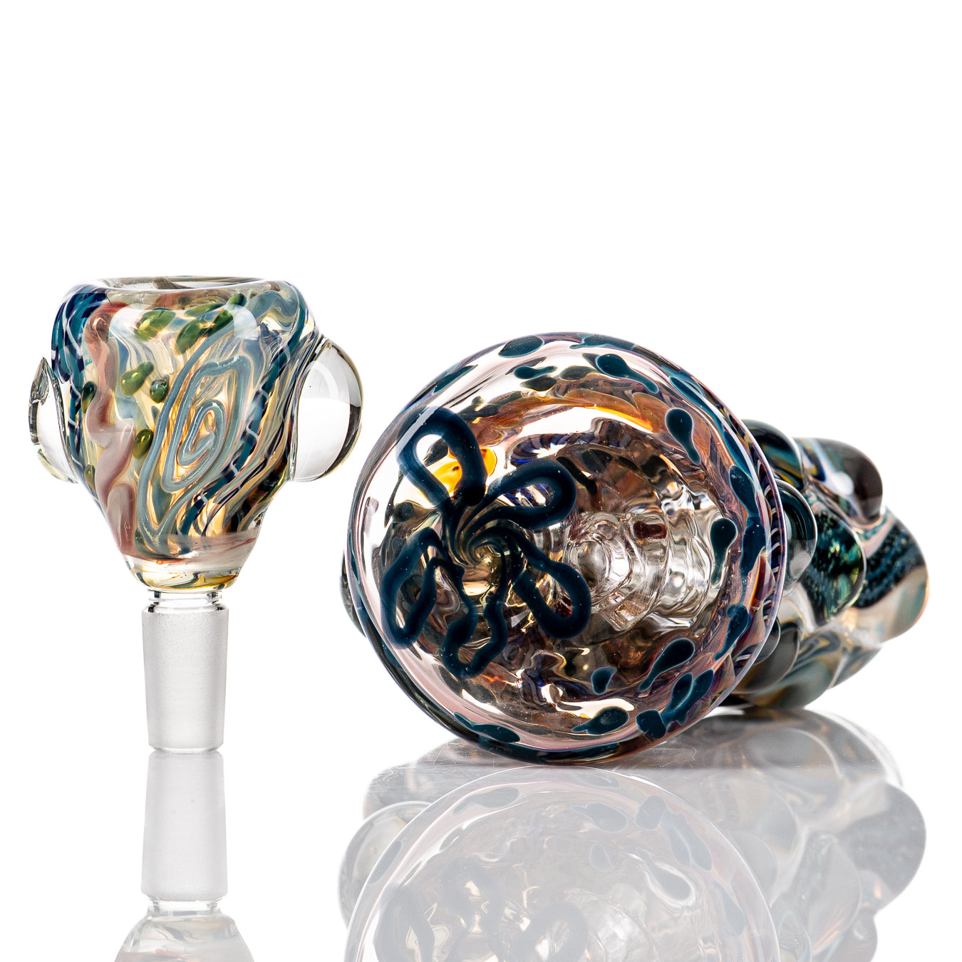 ISO Chaos Sherlock Bubbler w/14mm Bowl by Molten - Smoke ATX 