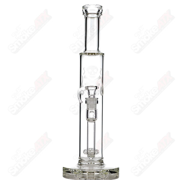 12in Clear Bent Neck Cutlass SPG - Smoke ATX