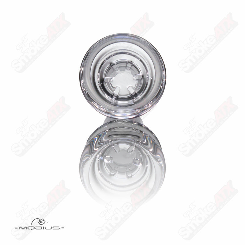 19mm Clear Multi Hole Bowl Mobius - Smoke ATX