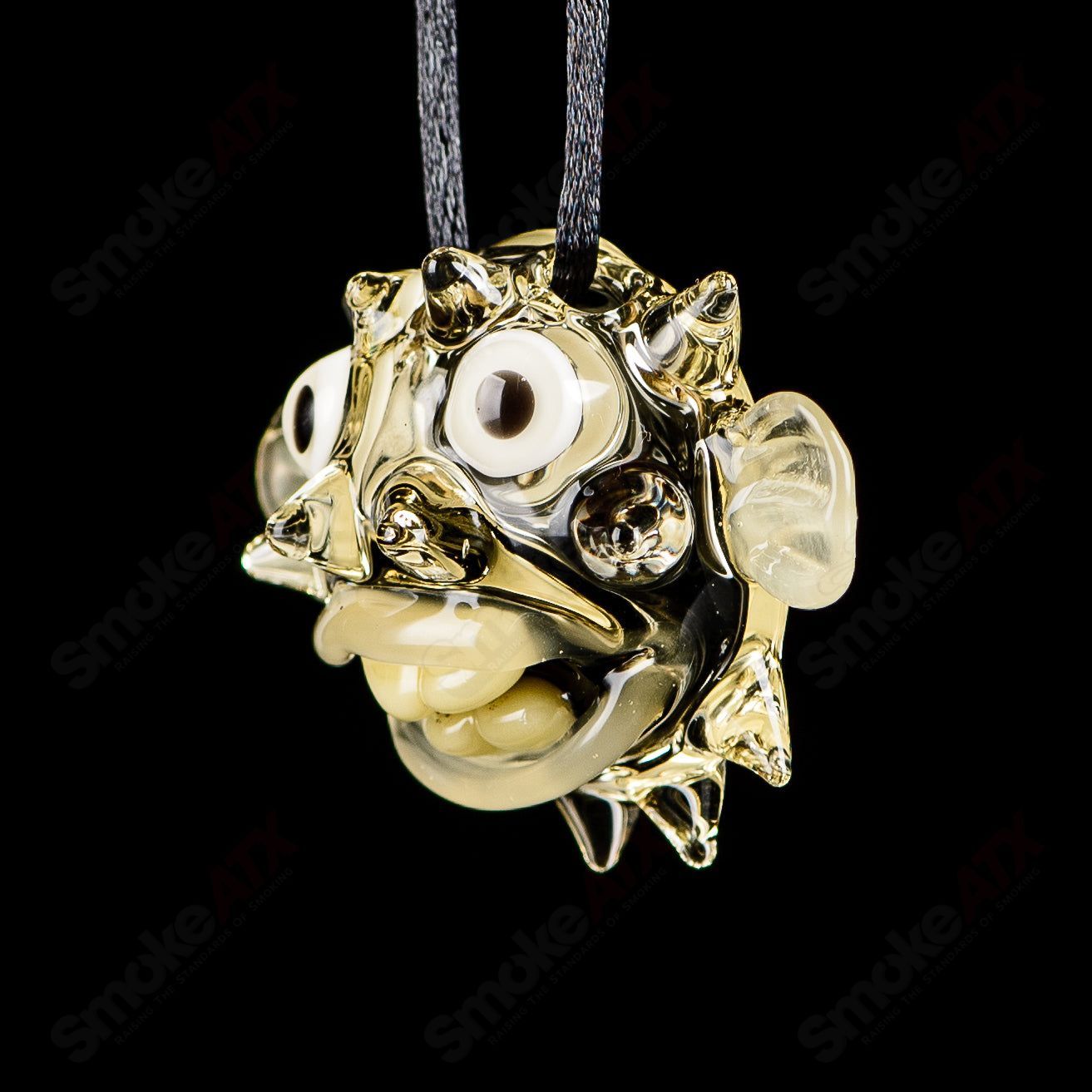 #1 Puffer Pendant Chadd Lacy Glass - Smoke ATX