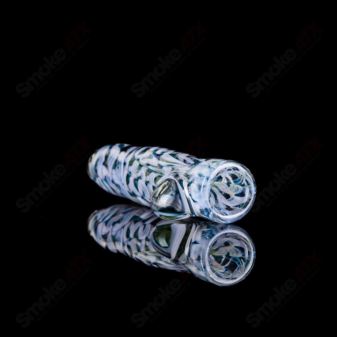 #8 I/O Worked Chillum Signed - JMK Glass - Smoke ATX