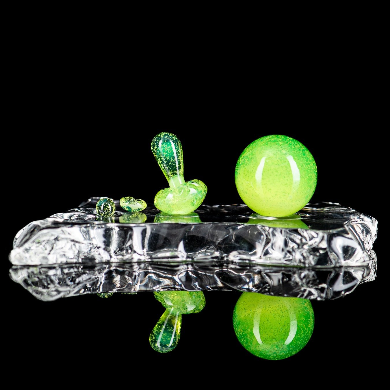 3pc UV Mushroom Terp Slurper Set GGG - Smoke ATX