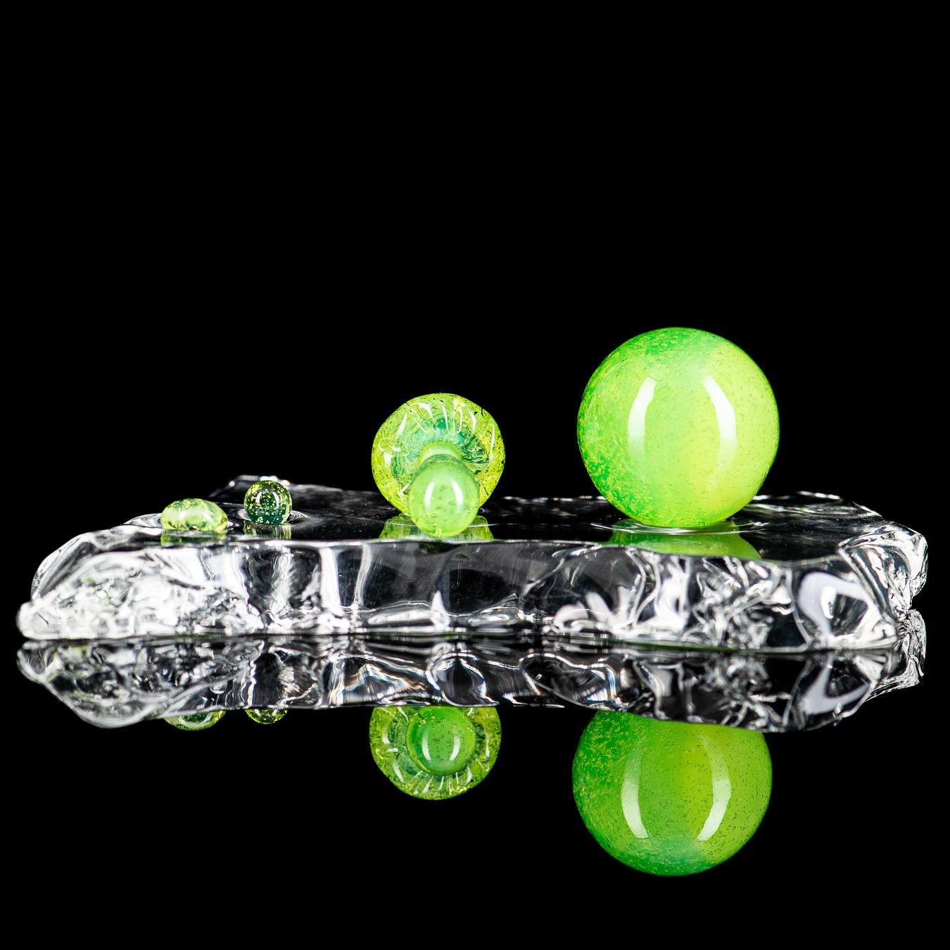 3pc UV Mushroom Terp Slurper Set GGG - Smoke ATX