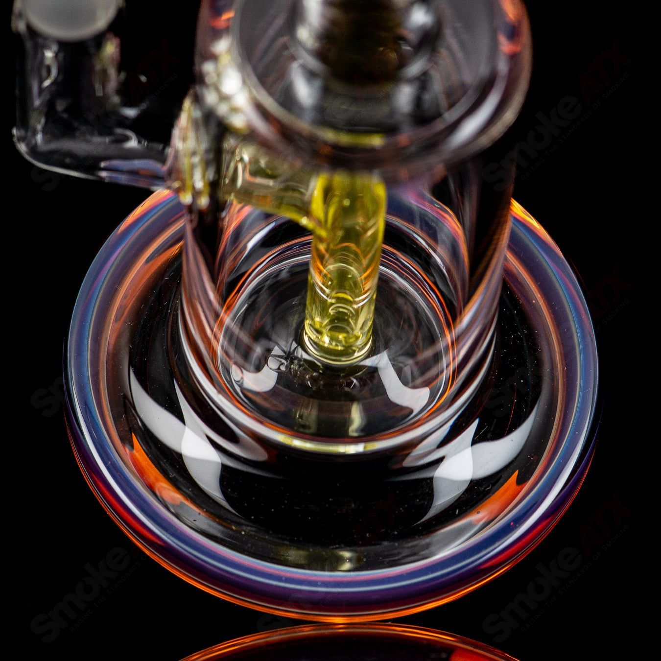 4 10mm Macro Single w/ Color Accents by Toro Glass - Smoke ATX