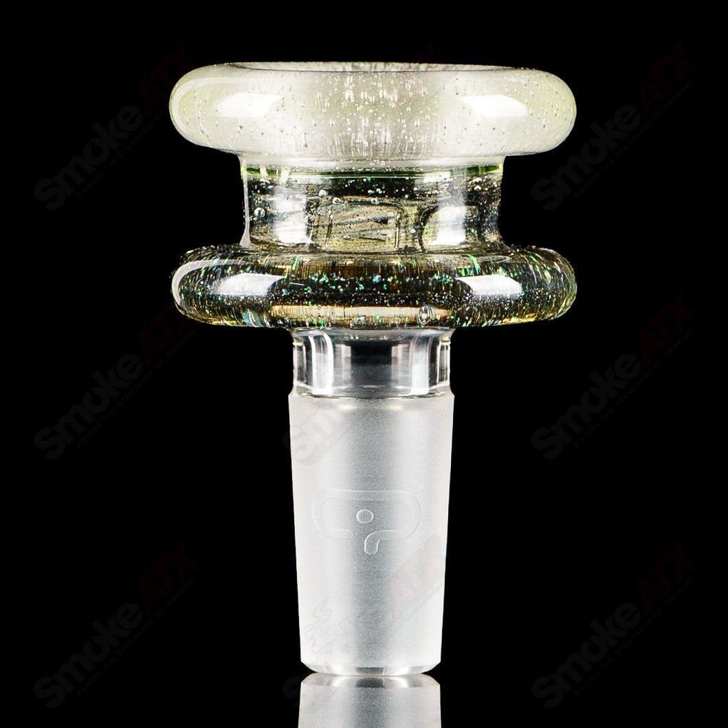 4 14mm UV Color Elements Multi Hole Bowl Mobius - Smoke ATX