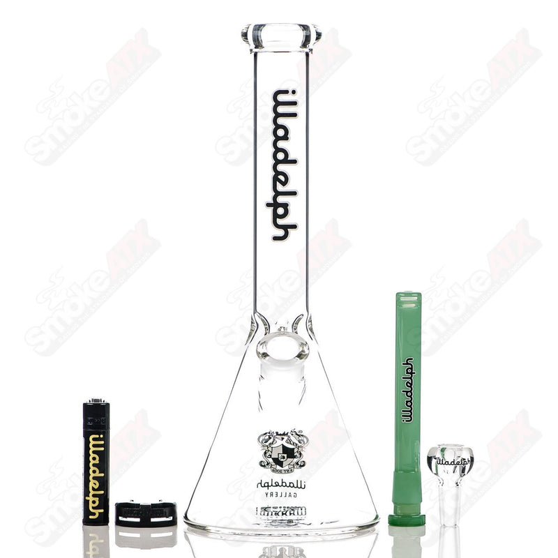 12" 5mm (Black) Mini Beaker Illadelph - Smoke ATX