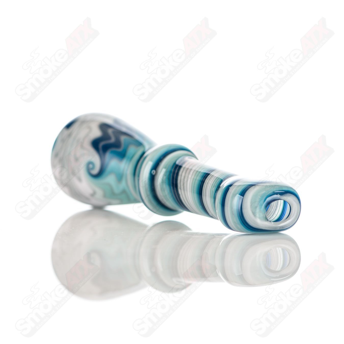 #17 Wig Wag Chillum Katy Wright Glass - Smoke ATX