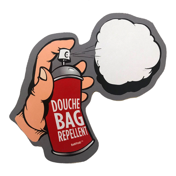 8in Douche Bag Repellent Fabric Dab Padz - Smoke ATX