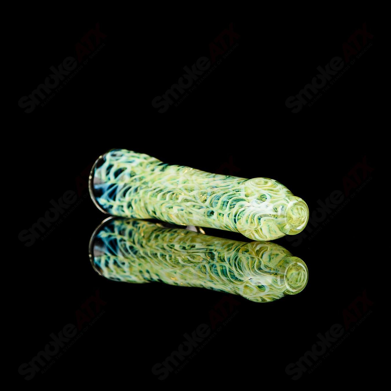 #13 I/O Worked Chillum Signed - JMK Glass - Smoke ATX