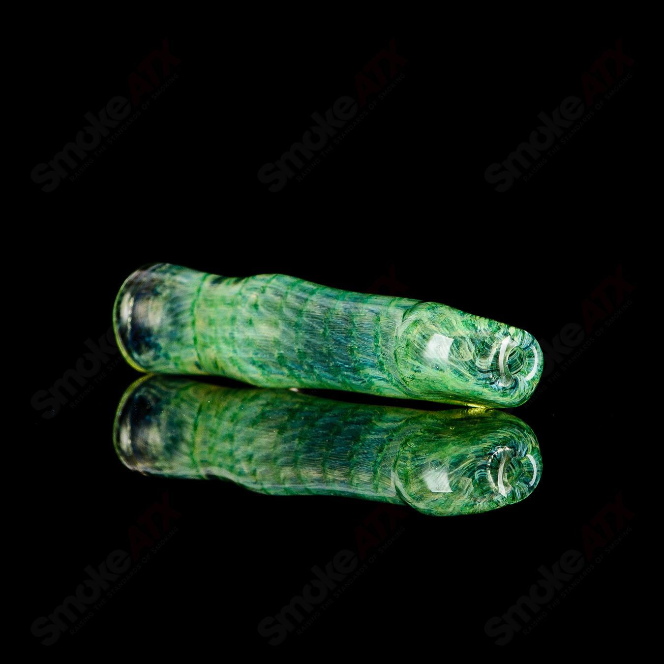 #2 I/O Worked Chillum Signed - JMK Glass - Smoke ATX