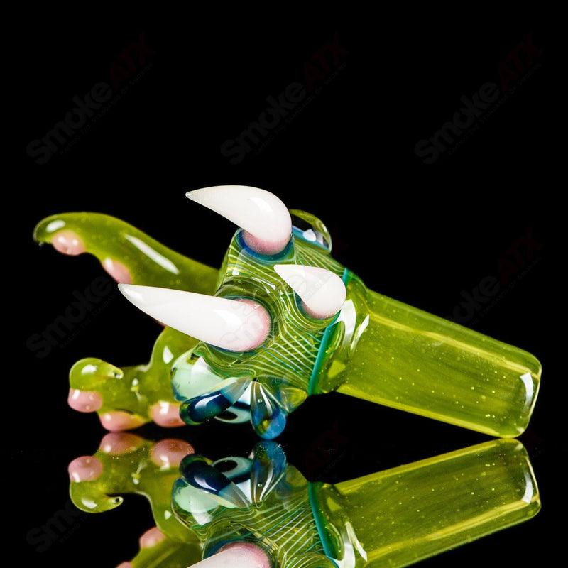14mm 3-Hole Slide Dosa x Salt Glass - Smoke ATX