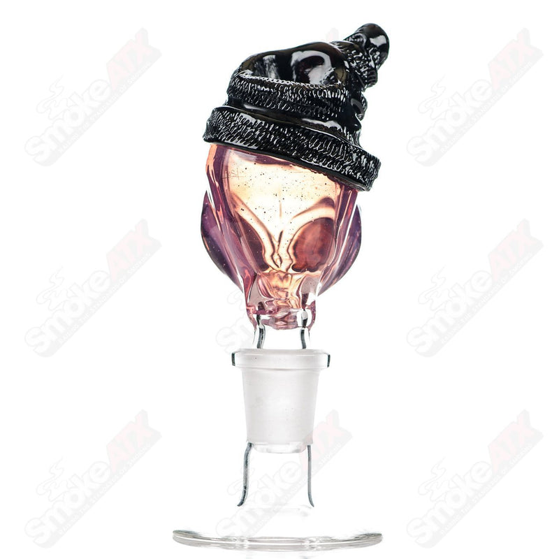 14mm Alien Bowl Slide Ghost Glass - Smoke ATX