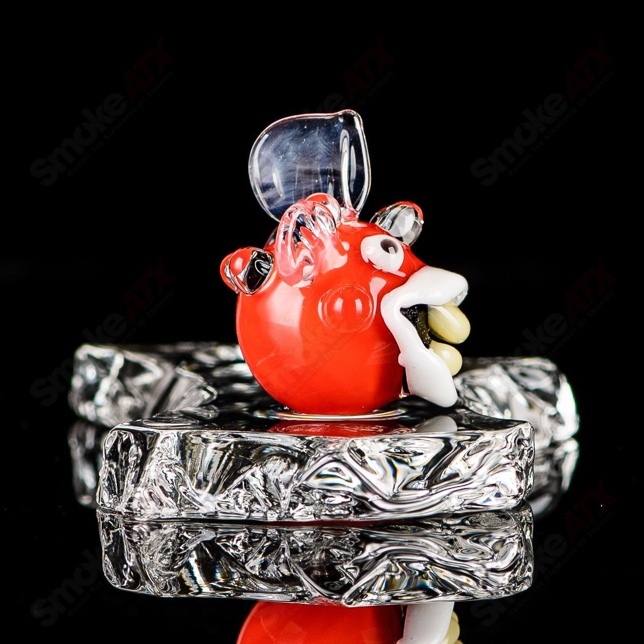 #2 Puffer Slurper Marble Chadd Lacy Glass - Smoke ATX
