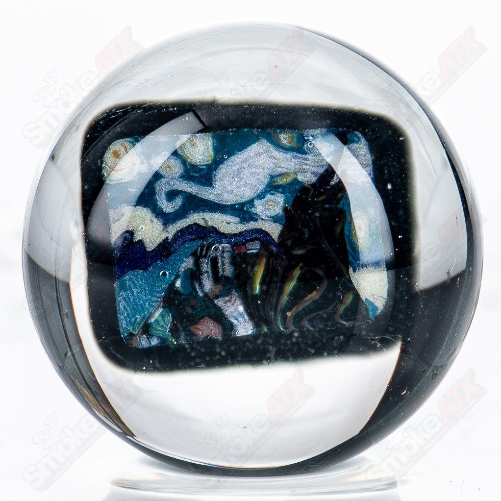 4pc Starry Night Slurper Set by Grimm Glass - Smoke ATX