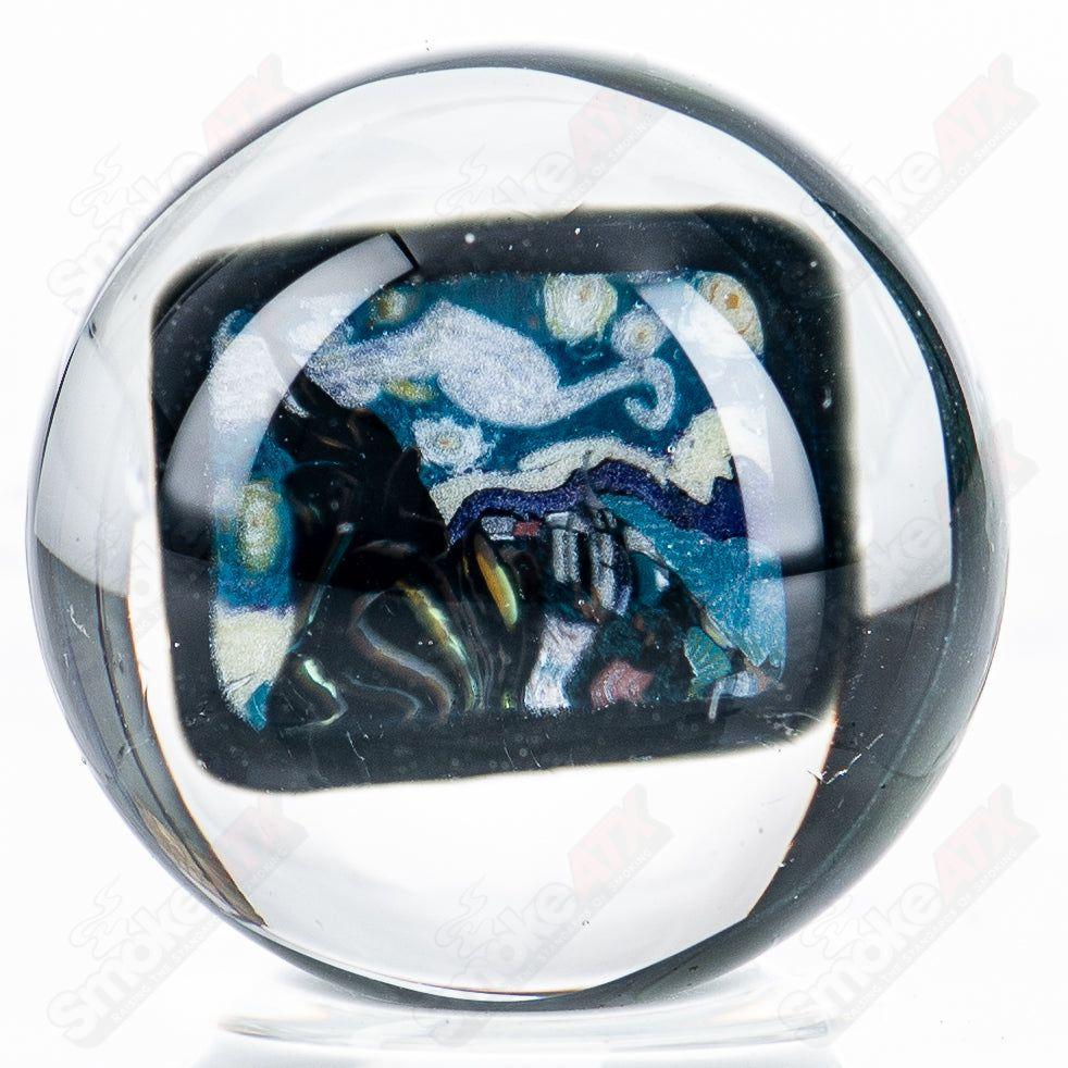 4pc Starry Night Slurper Set by Grimm Glass - Smoke ATX