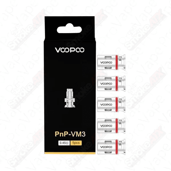 5 PCS 0.45 ohm PnP - VM3 Replacement Coils VooPoo - Smoke ATX