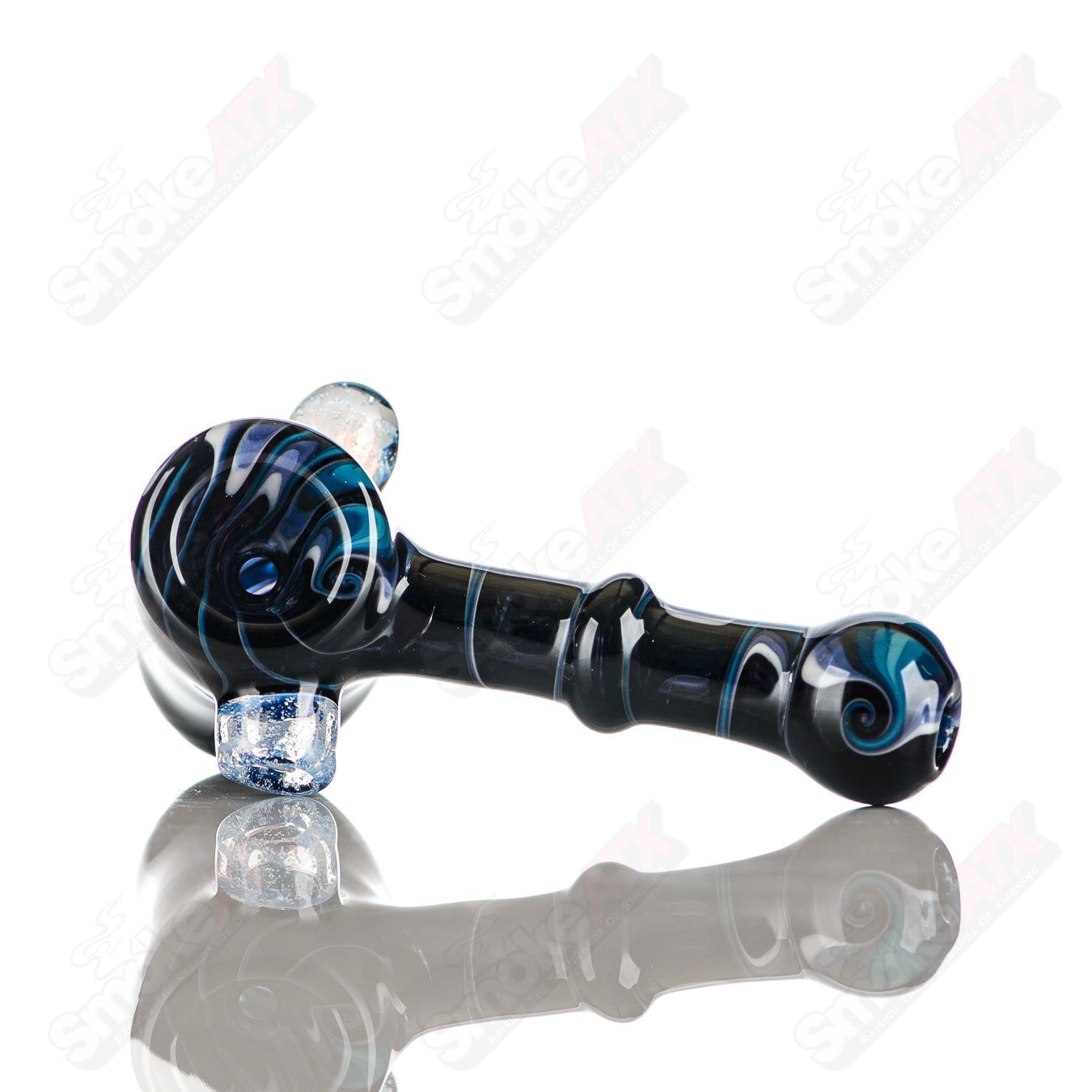 5 Wig Wag Hammer Dry Pipe Katy Wright Glass - Smoke ATX