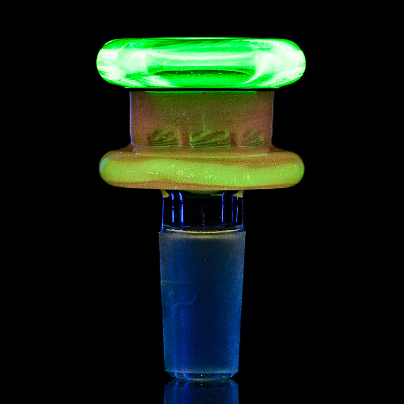 #1 14mm UV Color Elements Multi Hole Bowl Mobius