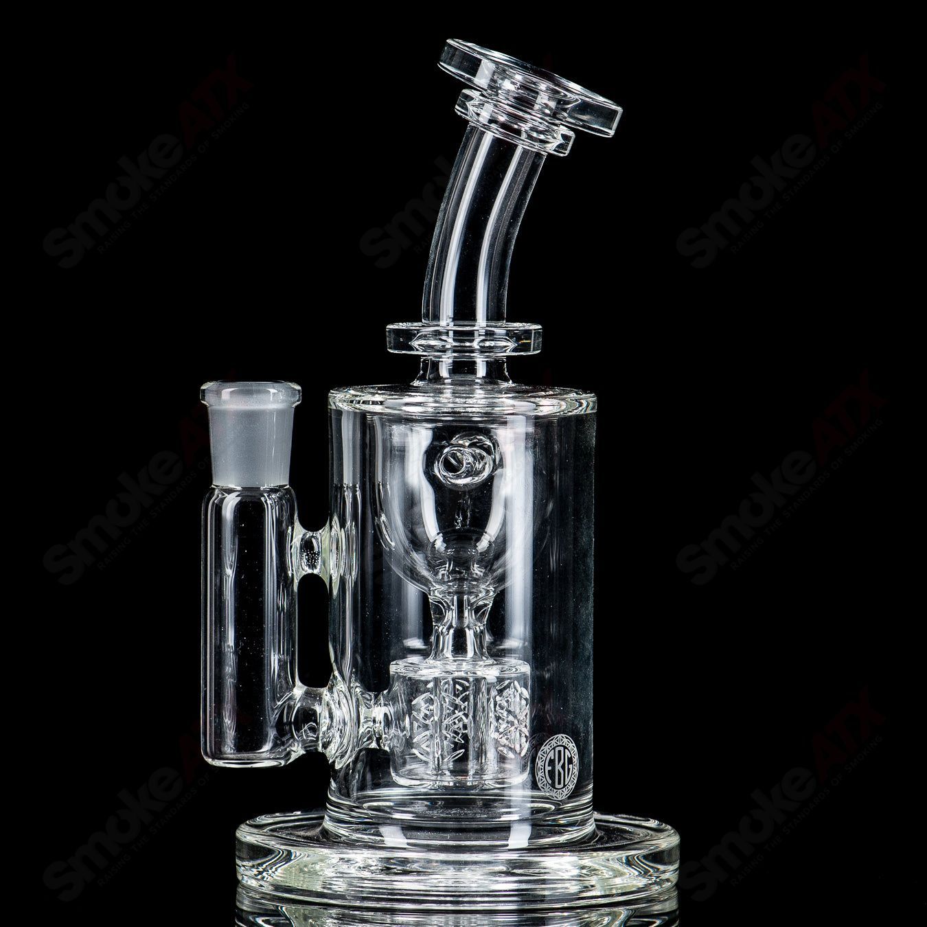 50mm Clear Taurus Incycler Fat Boy Glass - Smoke ATX