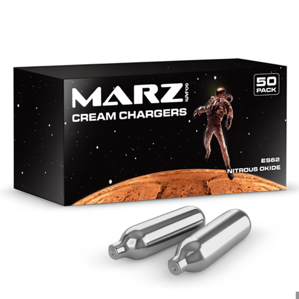 50pk Marz Cream Chargers - Smoke ATX