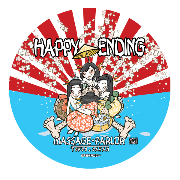 5in Happy Ending Massage Fabric Dab Padz - Smoke ATX