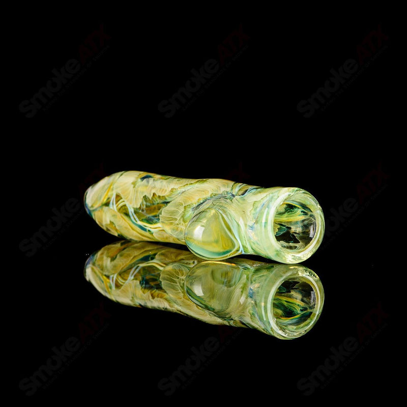 #11 I/O Worked Chillum Signed - JMK Glass