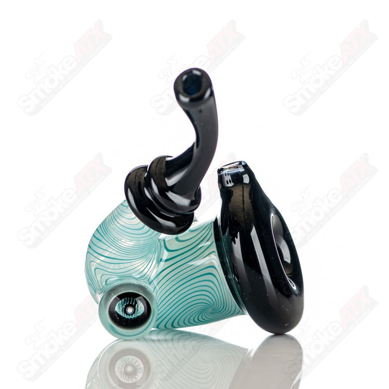 Stealie Milli Sherlock (White/Aqua Linework with Black Accents) JMass - Smoke ATX