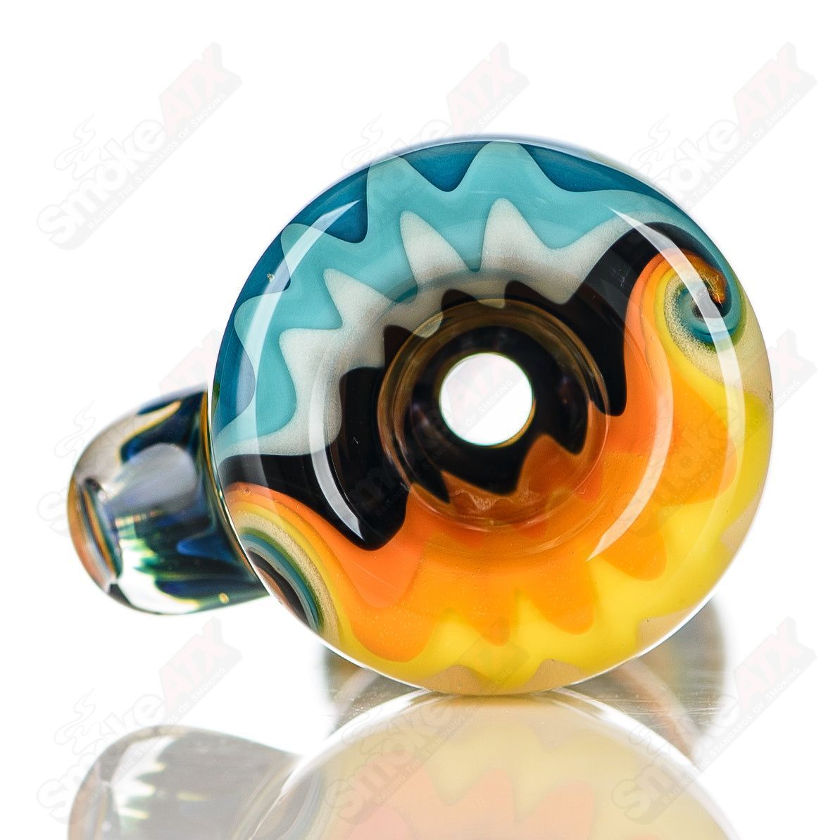 #5 Wig Wag Chillum Katy Wright Glass - Smoke ATX