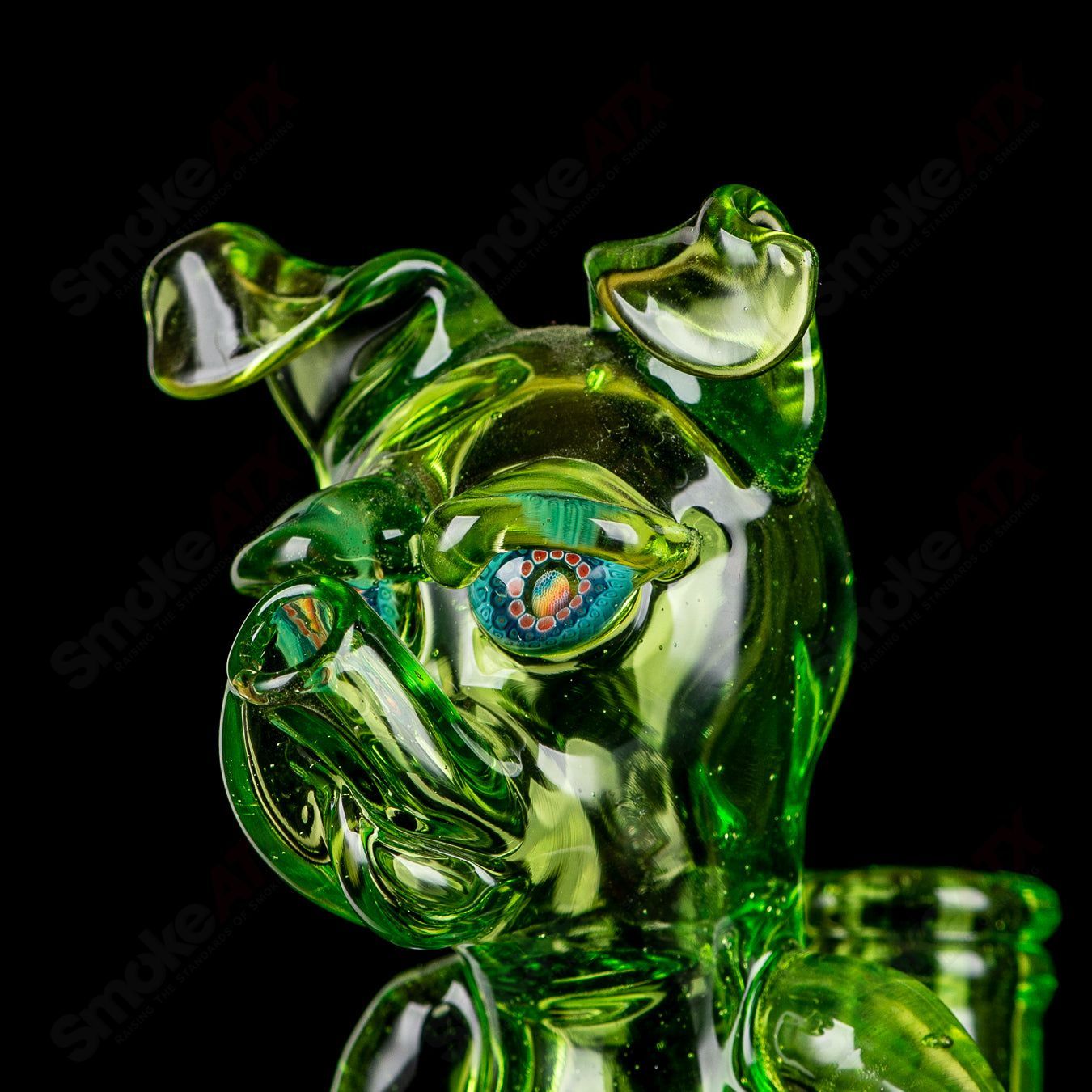 #1 Dog Rig Full Size Standing T-Tree  Glass - Smoke ATX