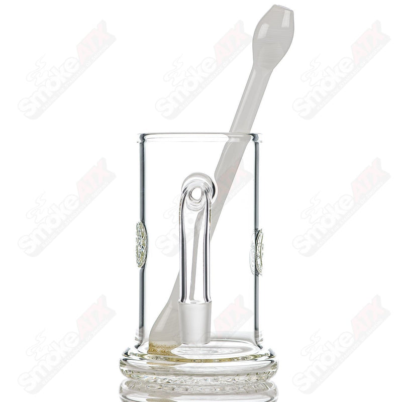 Clear Bangin Mug w/ Q-Tip Straw Surf Rat Glass - Smoke ATX