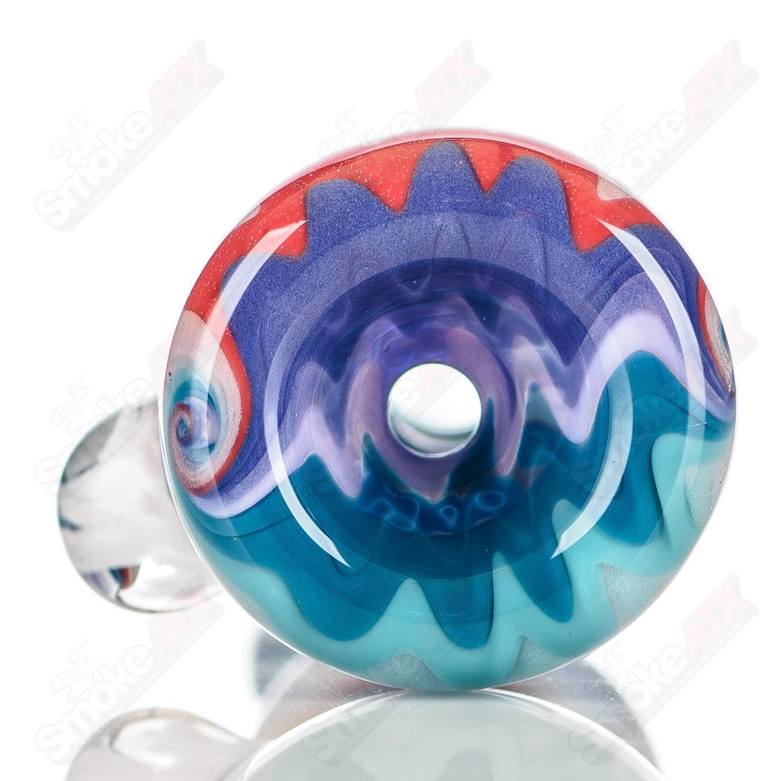 #2 Wig Wag Chillum Katy Wright Glass - Smoke ATX