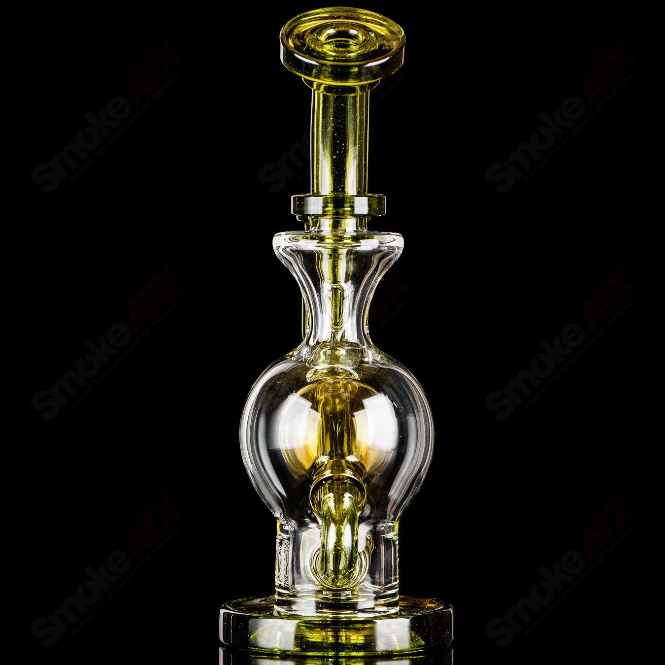 #1 Color Ball Rig Fat Boy Glass - Smoke ATX