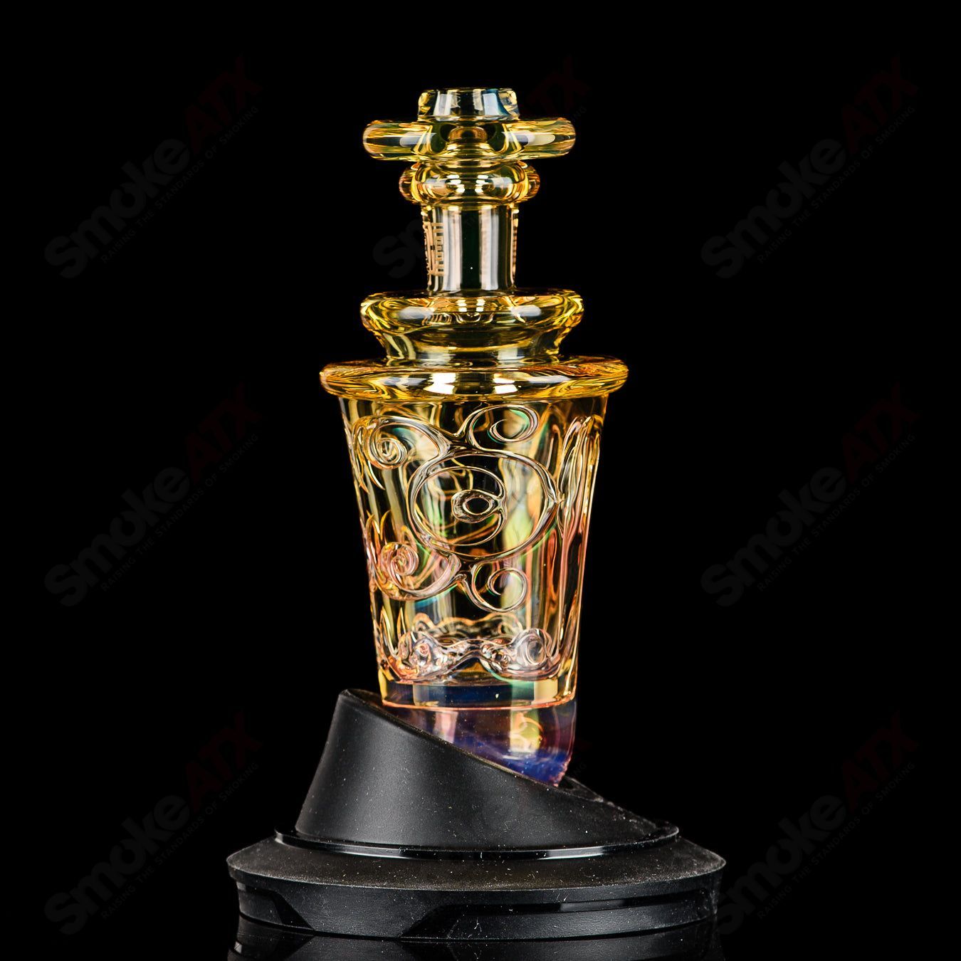 Fumed Reverse Beaker (Style B No.2) Peak Pro Top Avant Garde Glass