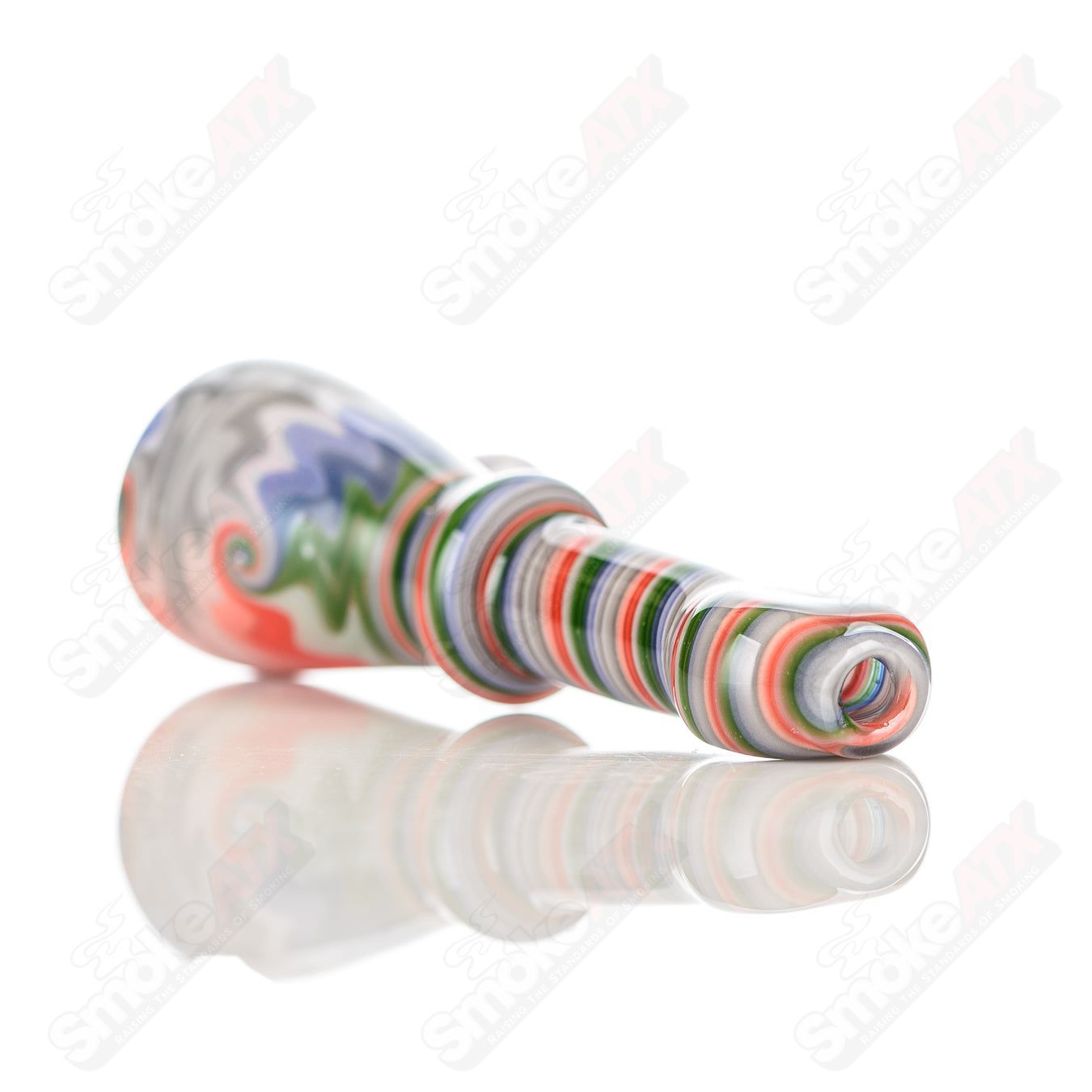 #19 Wig Wag Chillum Katy Wright Glass - Smoke ATX