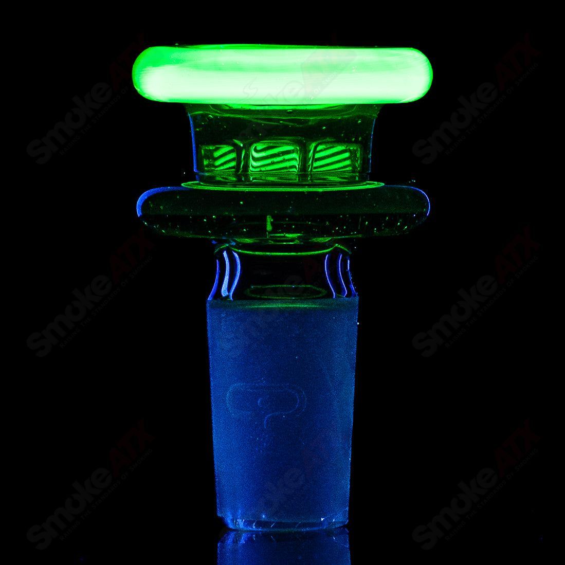 #5 19mm UV Color Elements Multi Hole Bowl Mobius - Smoke ATX