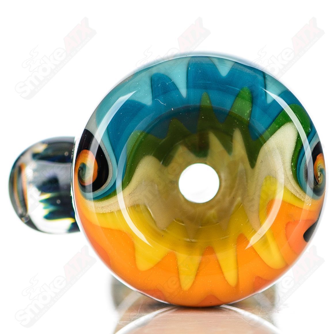 #20 Wig Wag Chillum Katy Wright Glass - Smoke ATX