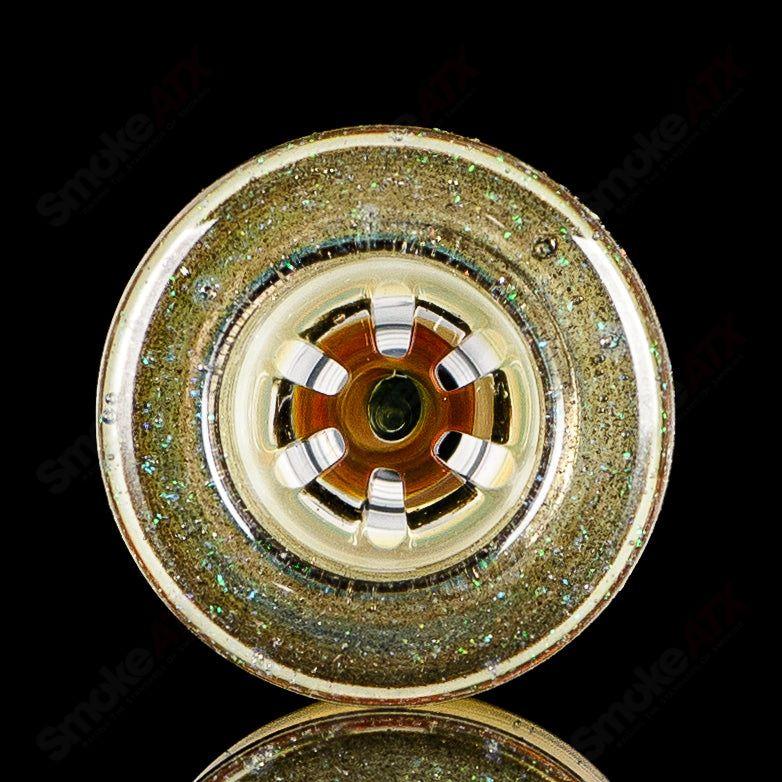 #2 14mm UV Color Elements Multi Hole Bowl Mobius - Smoke ATX