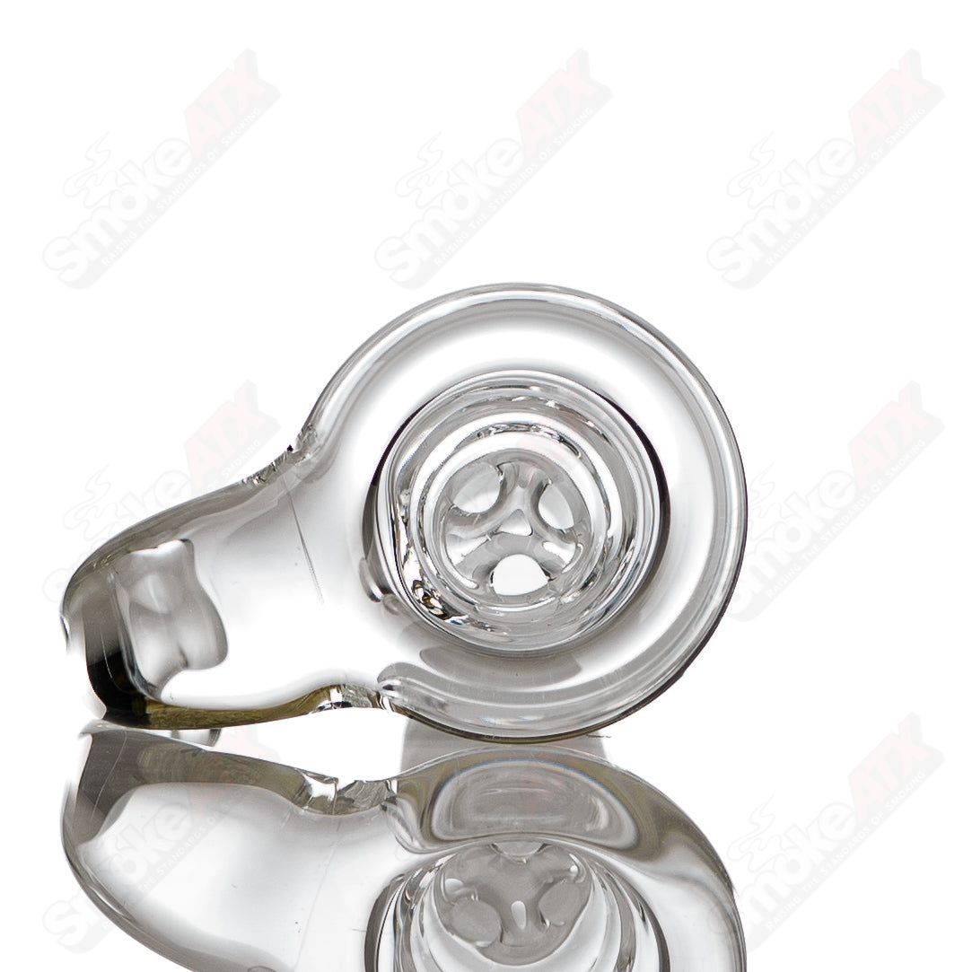 12in Clear Bent Neck Cutlass SPG - Smoke ATX