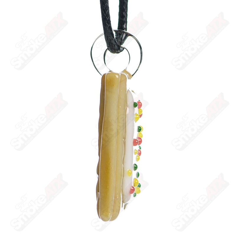 White Icing Pop Tart Pendant Renee Patula - Smoke ATX