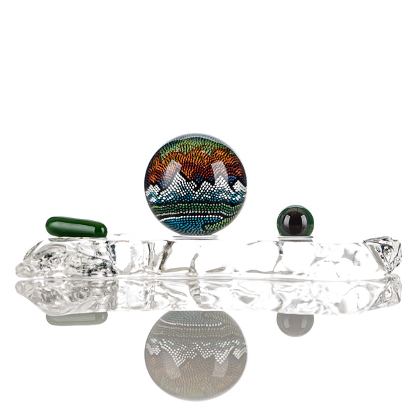 #2 Mountain Slurper Marble JH Glassworks - Smoke ATX