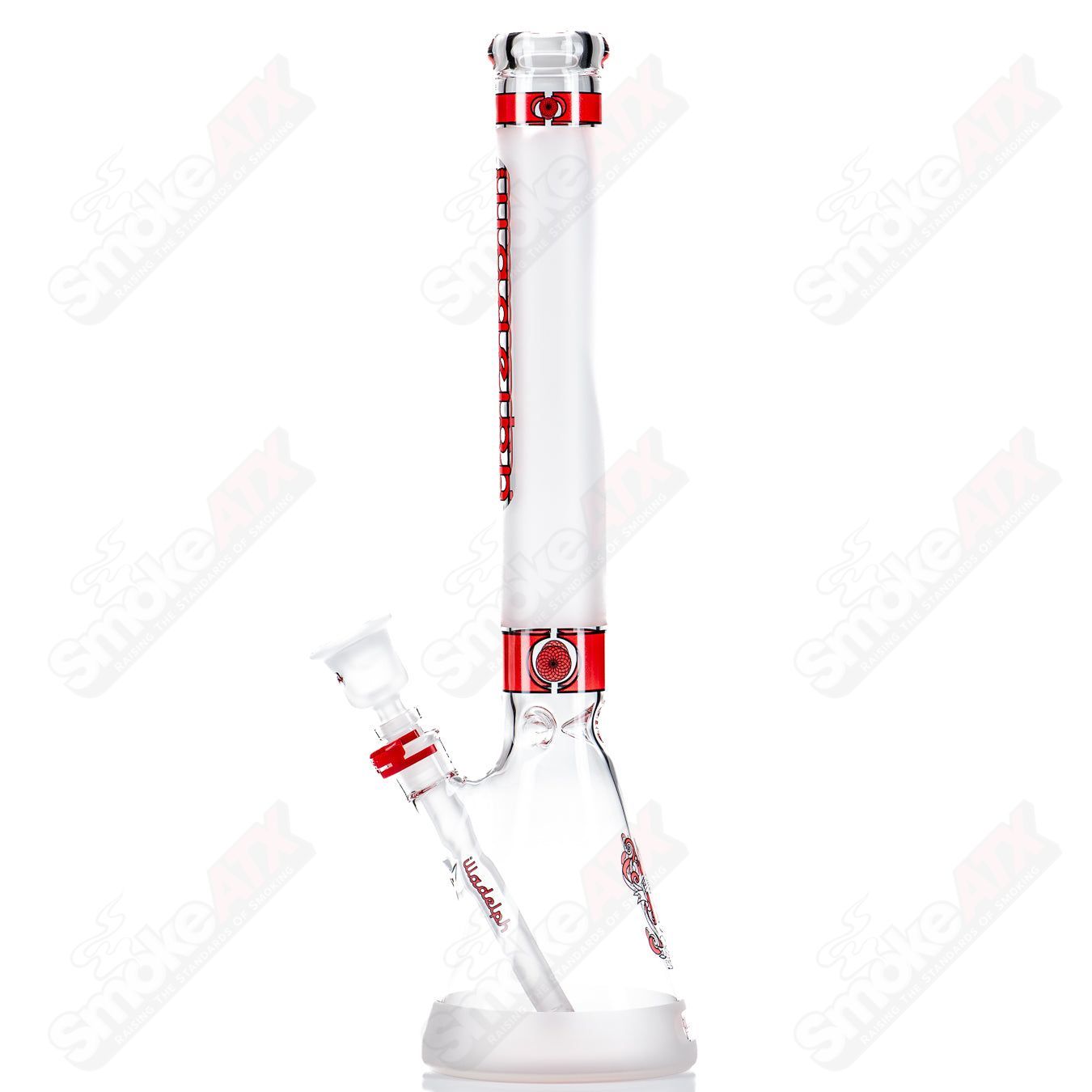 5mm Frosted Medium Beaker (Red) Illadelph - Smoke ATX